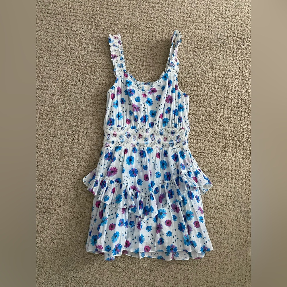 Love Shack Fancy Floral Mini Dress